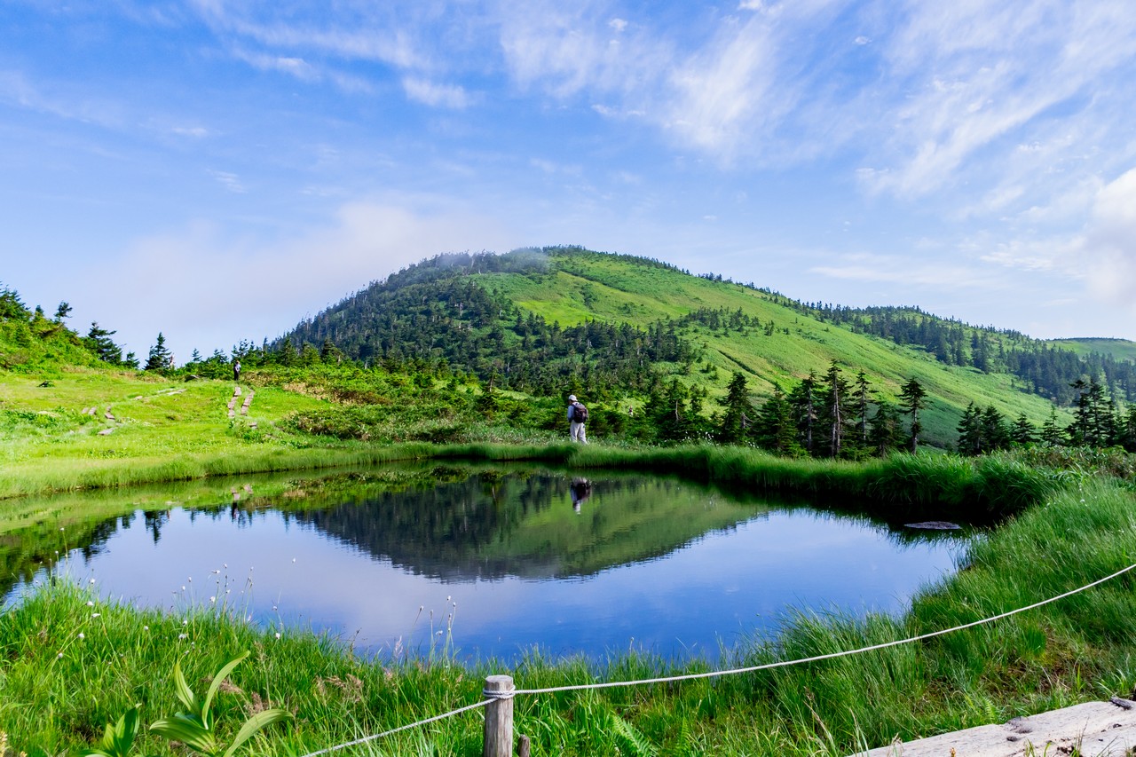 駒ノ大池と会津駒ヶ岳
