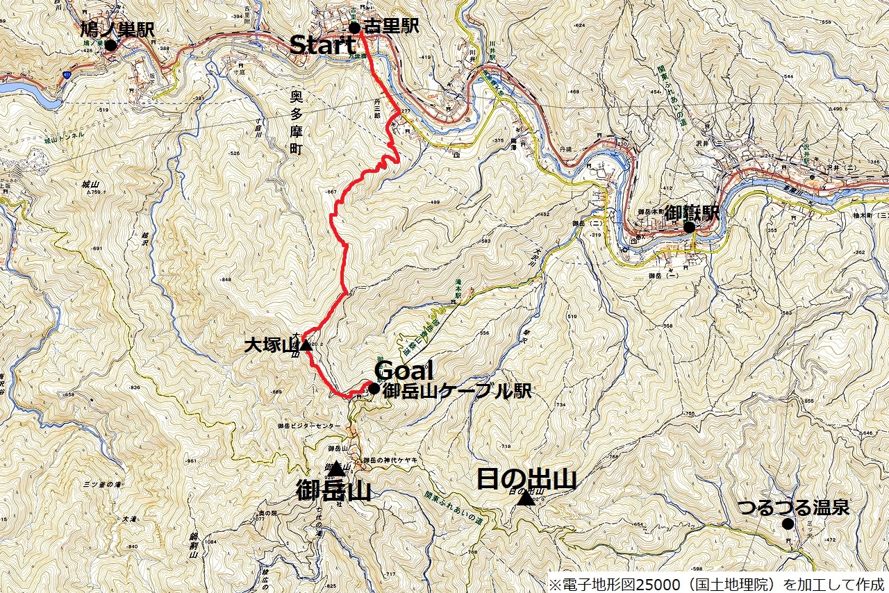 200823御岳山-map