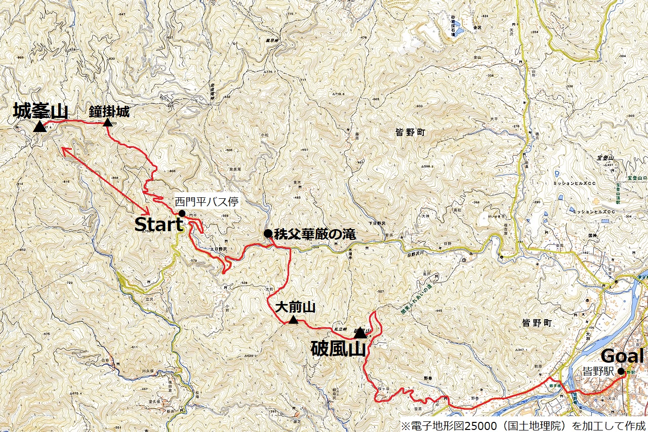 201115城峯山-map