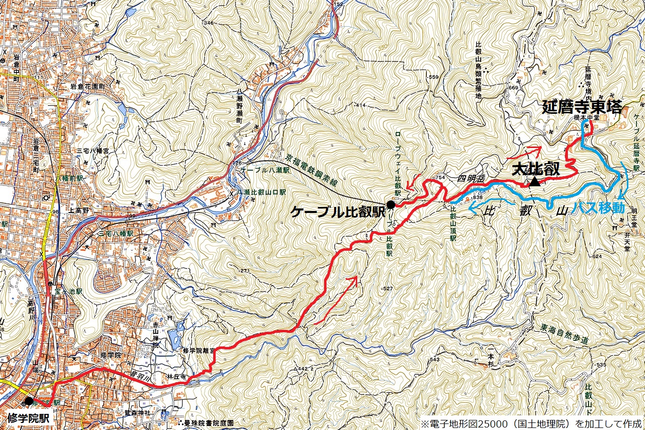 201121比叡山-map