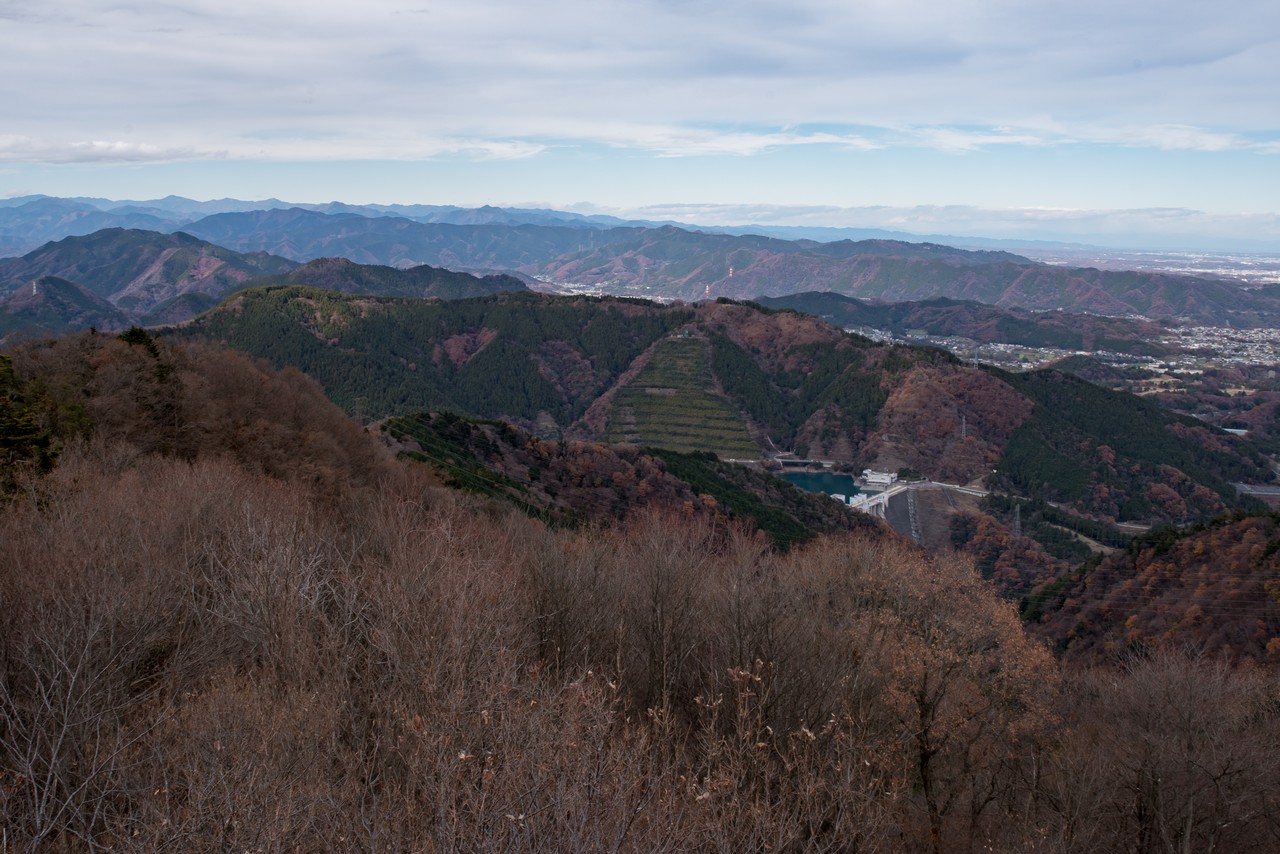 高取山から見た南山