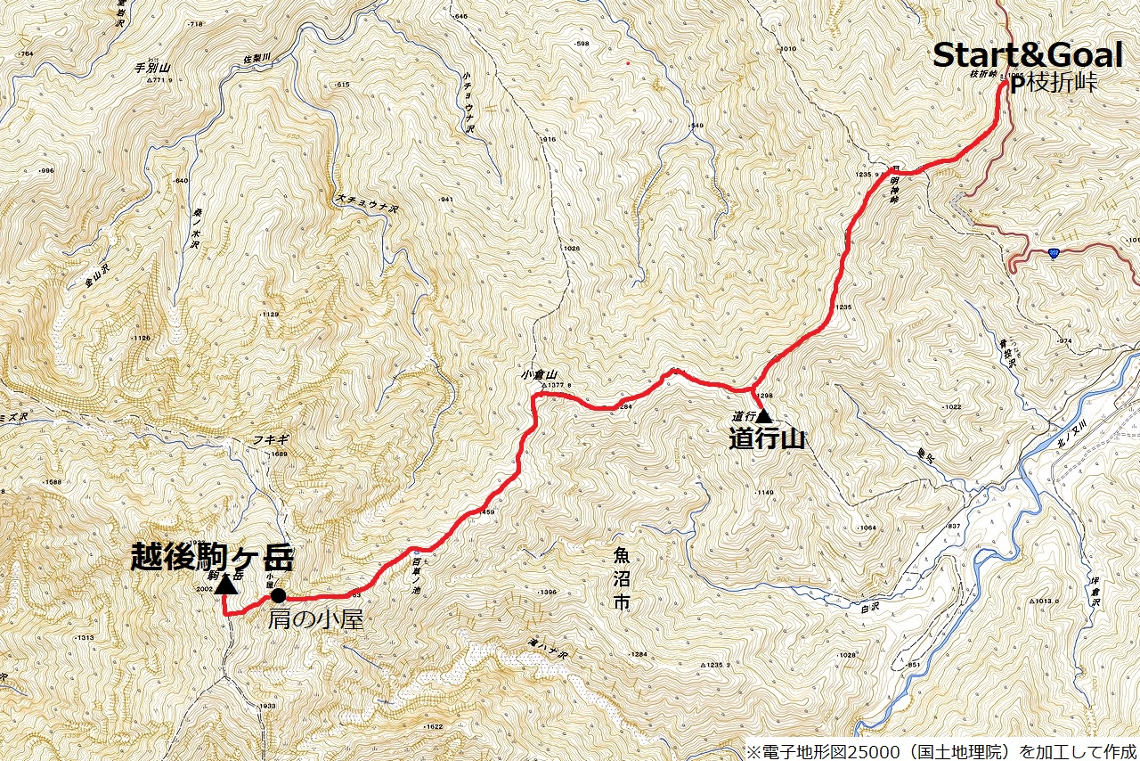 211030越後駒ヶ岳-map