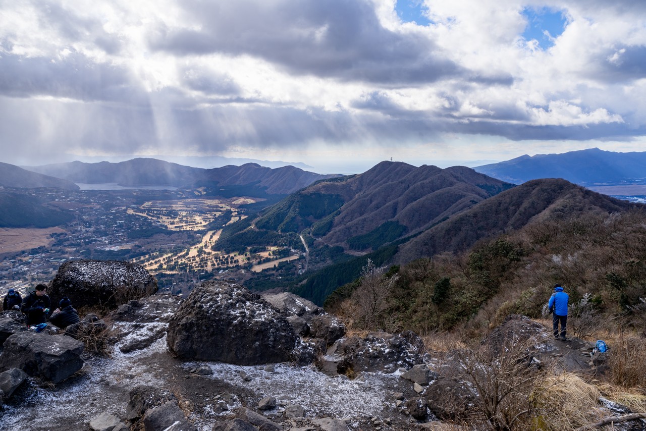 金時山から見た箱根外輪山