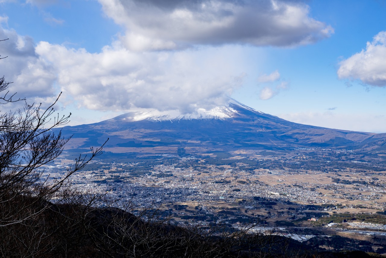 金時山から見た富士山