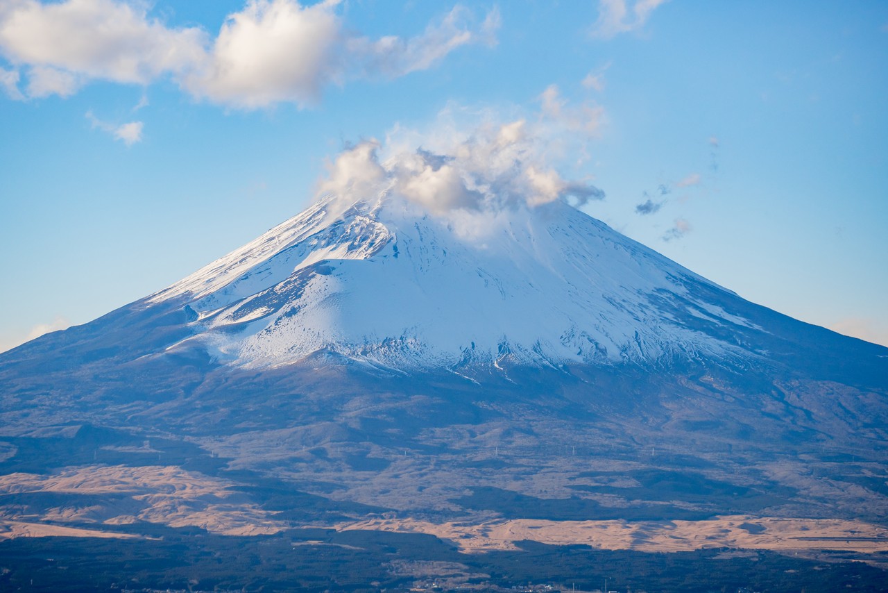 富士見ヶ丘公園から見た富士山