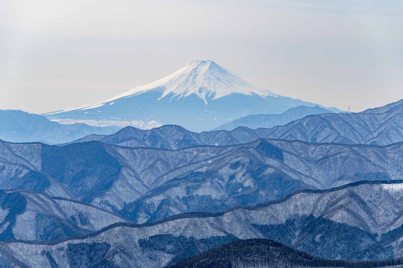 鷹ノ巣山から見た富士山