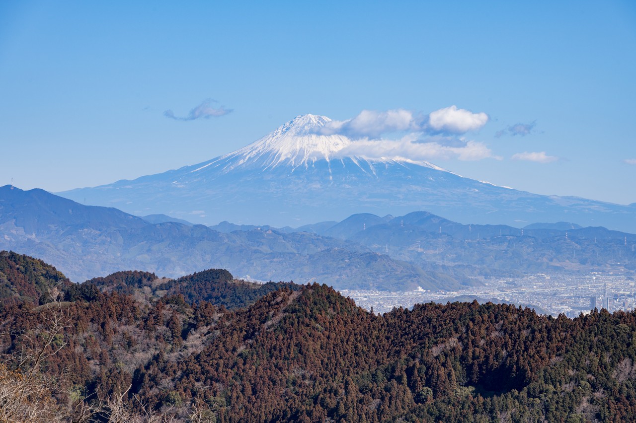 高草山から見た富士山