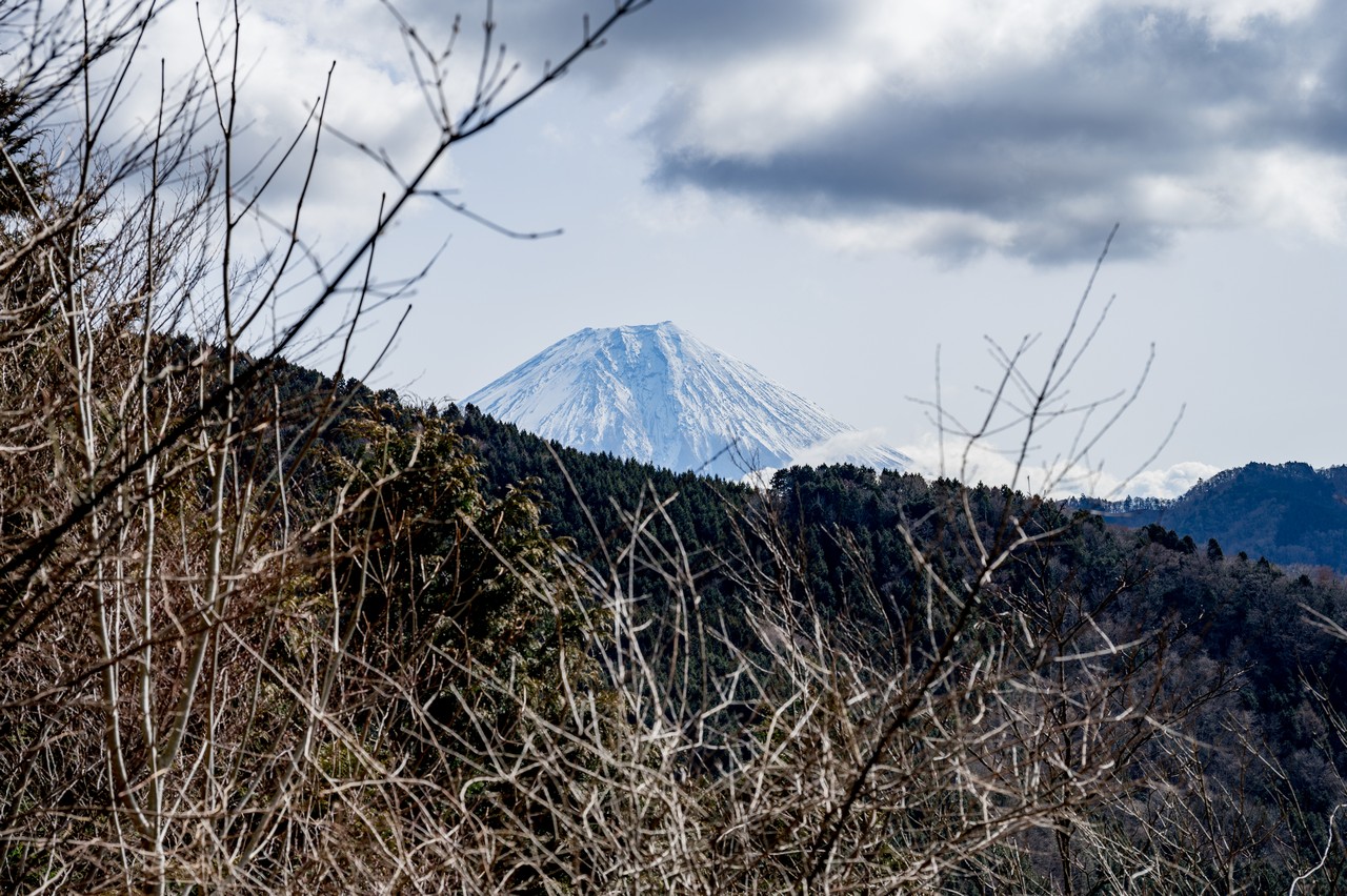 三石山展望台から見た富士山