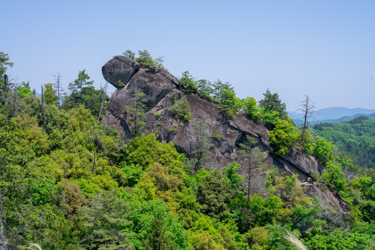 亀岩展望台から見た亀岩