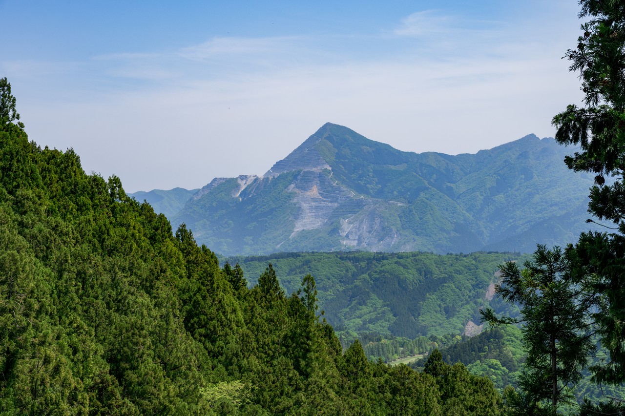 釜ノ沢五峰から見た武甲山