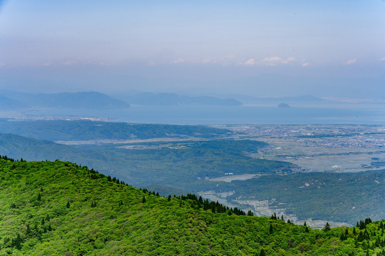 武奈ヶ岳から見た琵琶湖