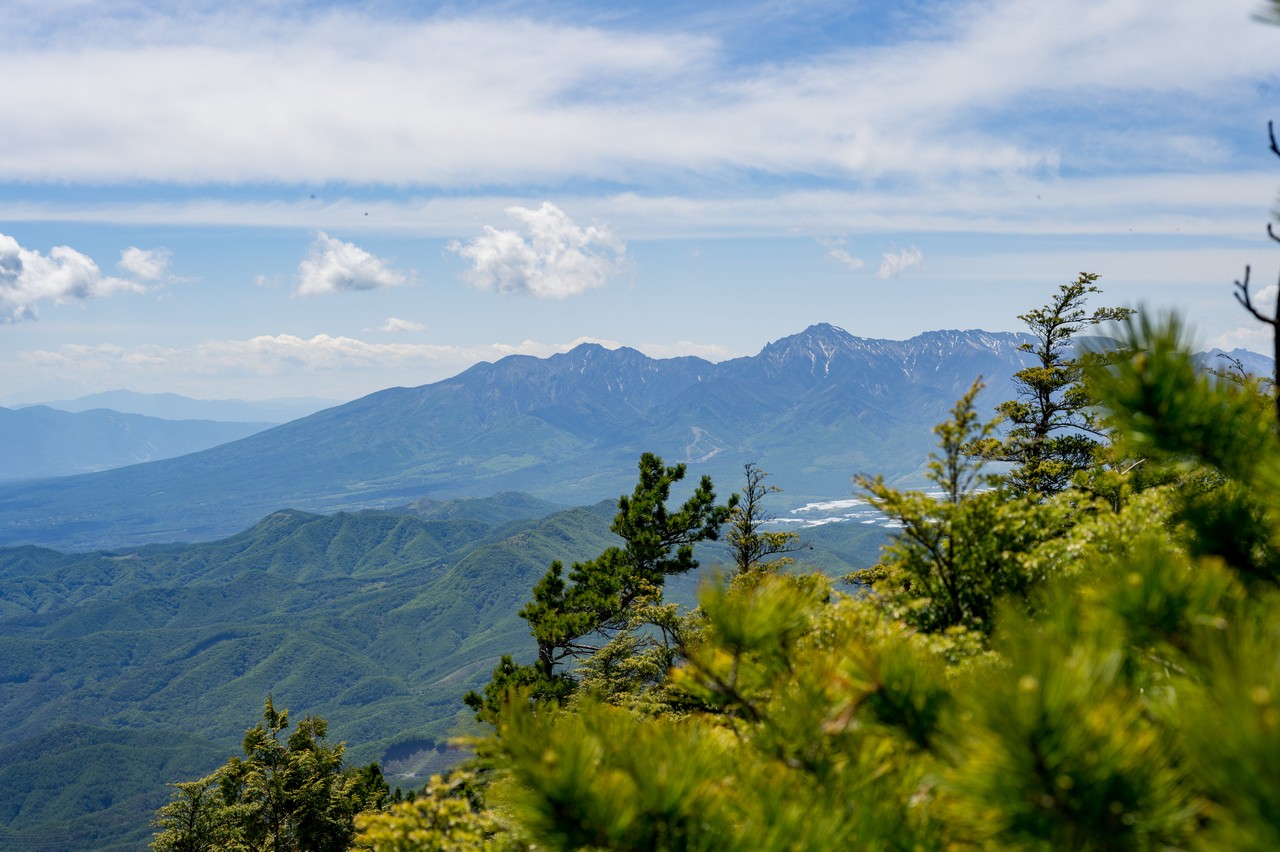 小川山から見た八ヶ岳