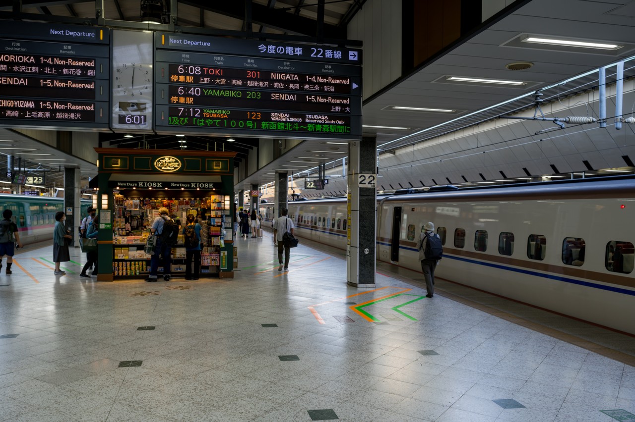 東京駅の新幹線ホーム