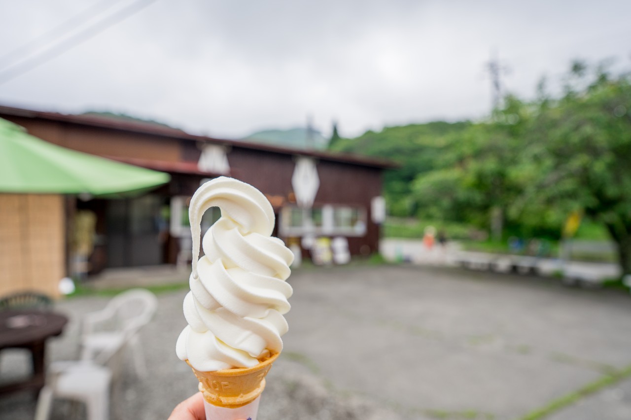 神津牧場のソフトクリーム