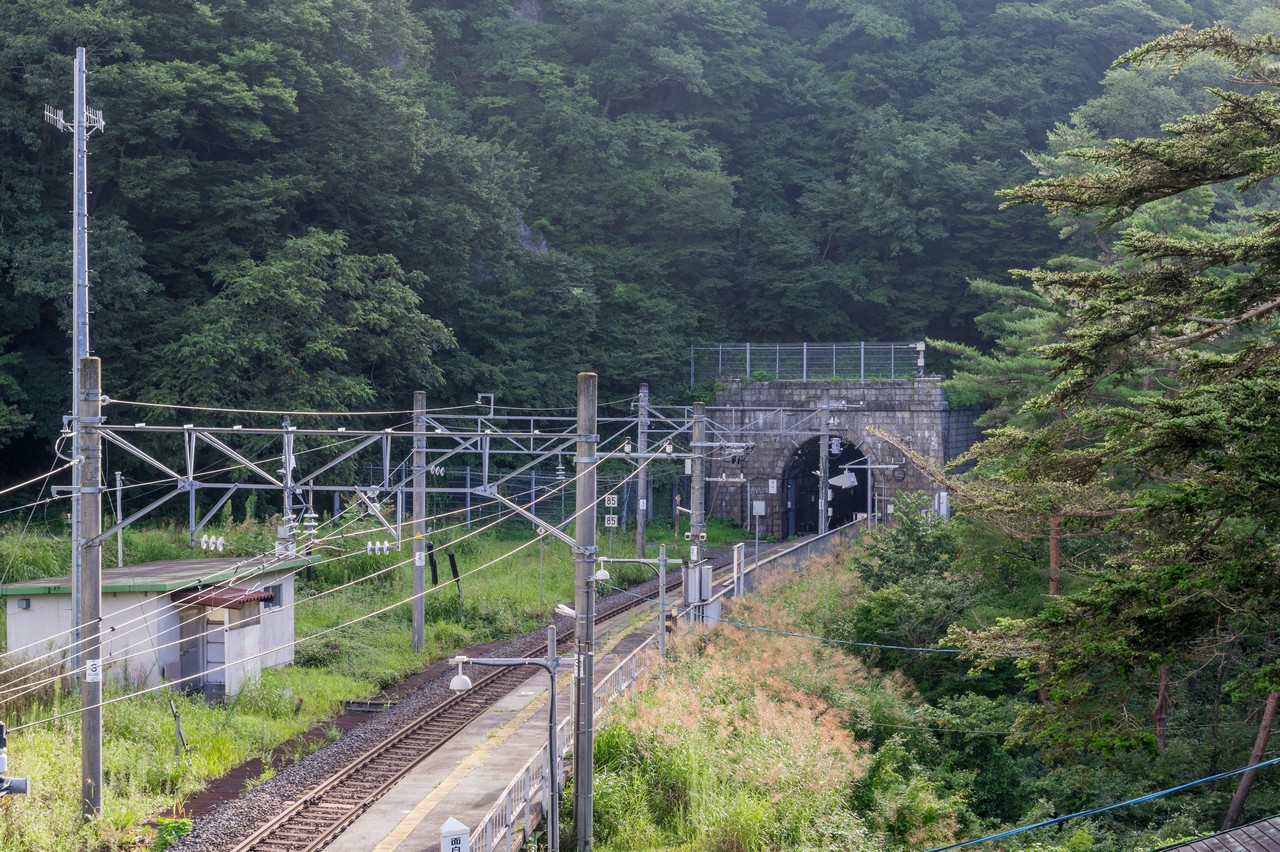 仙山トンネルの入り口