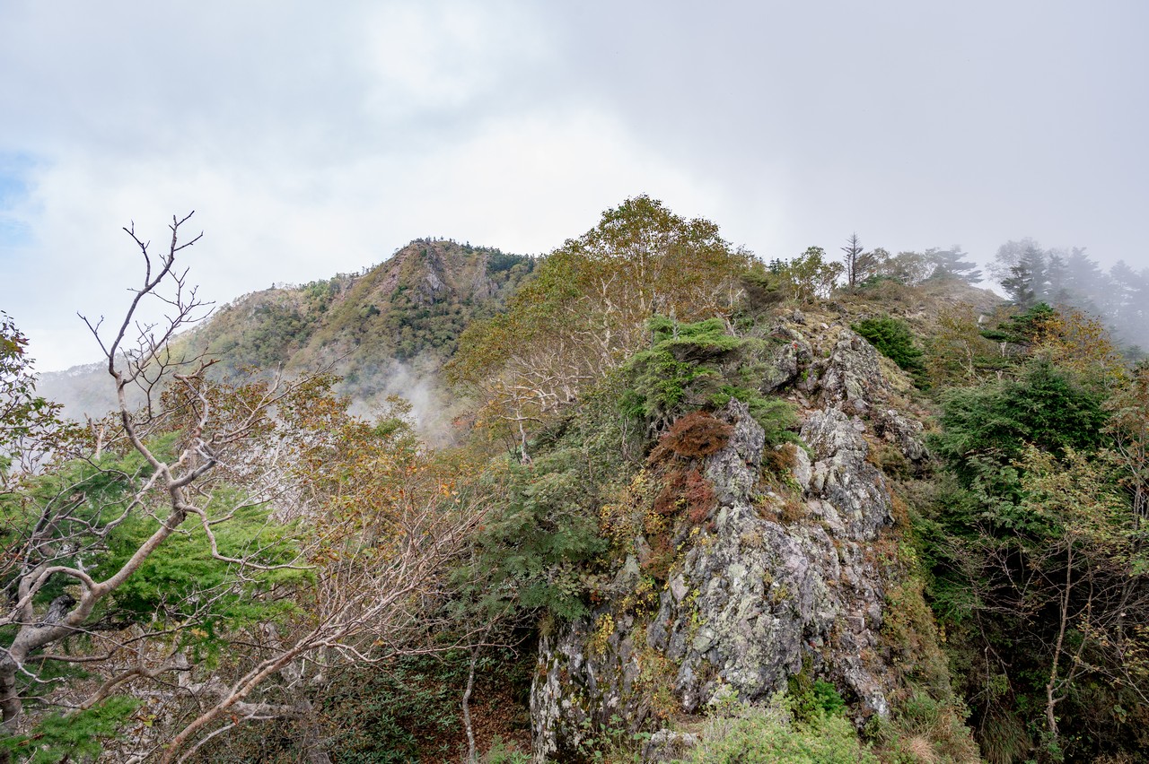 太郎山のヤセ尾根