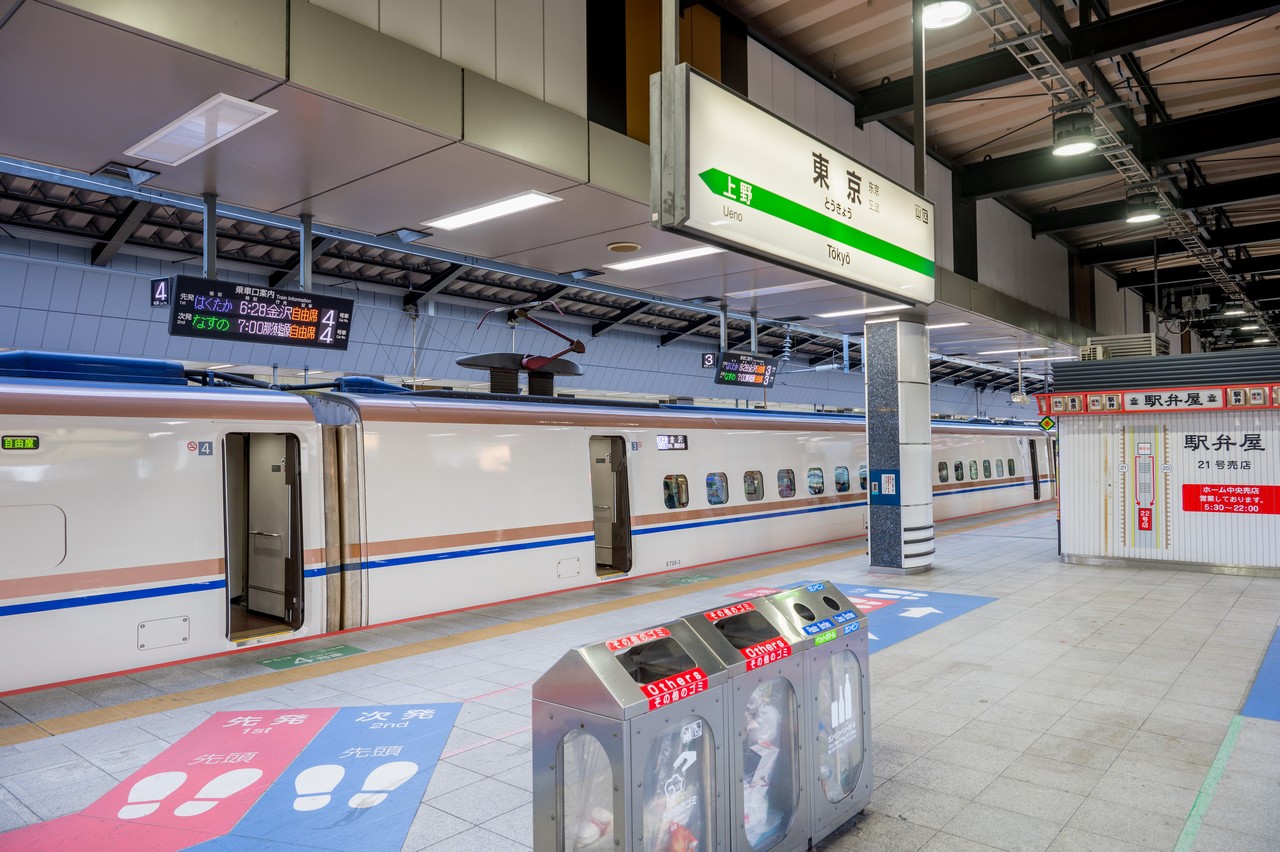 東京駅の新幹線ホーム