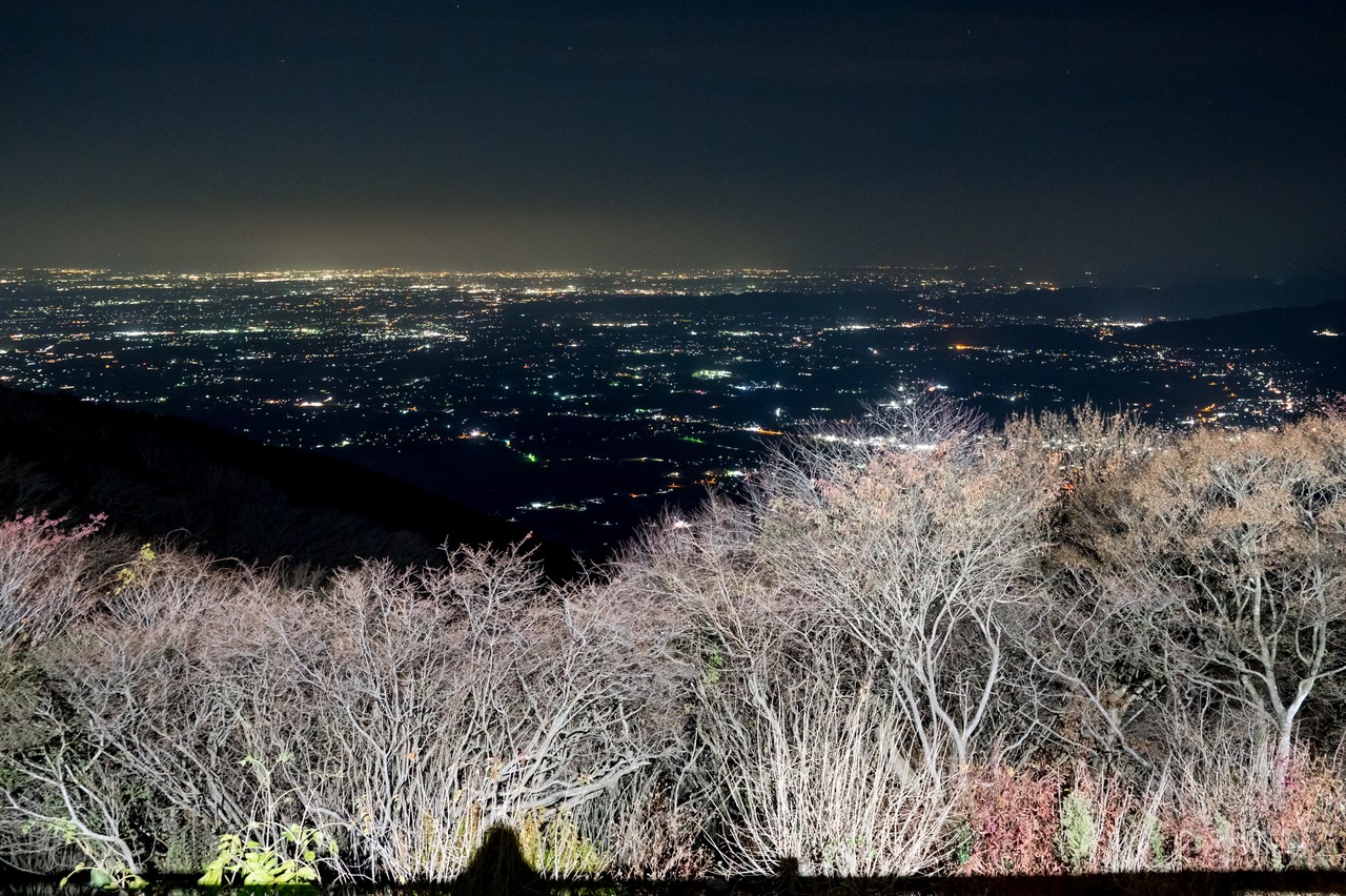 筑波山　御幸ヶ原から見た夜景