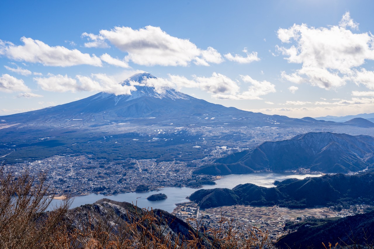 黒岳展望台からの富士展望