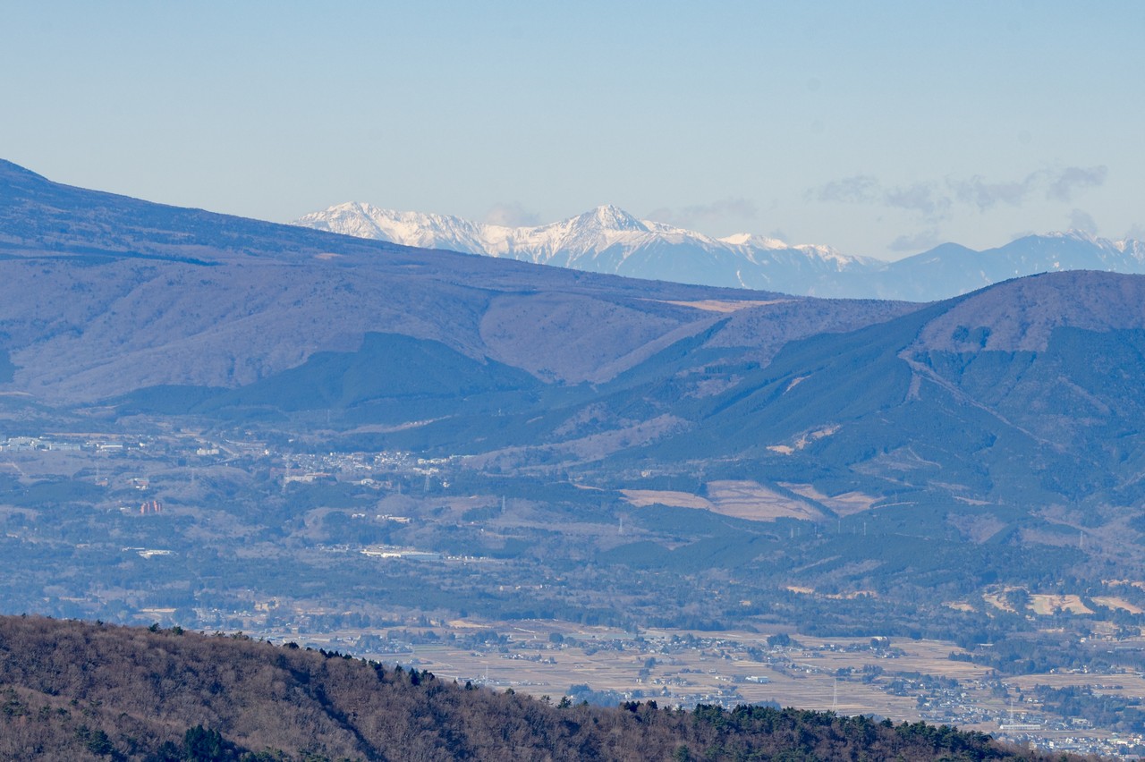 明神ヶ岳から見た南アルプス