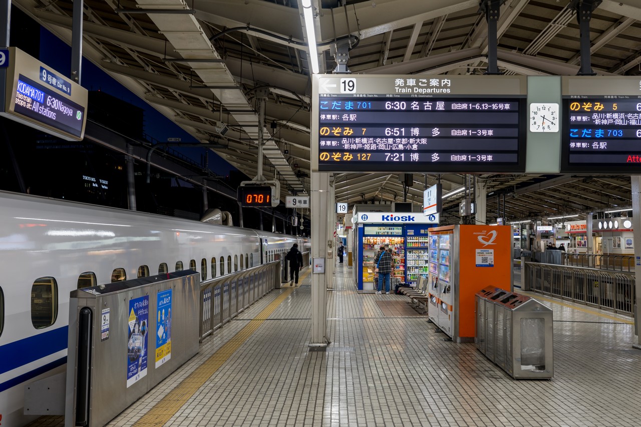 東京駅の東海道新幹線ホーム