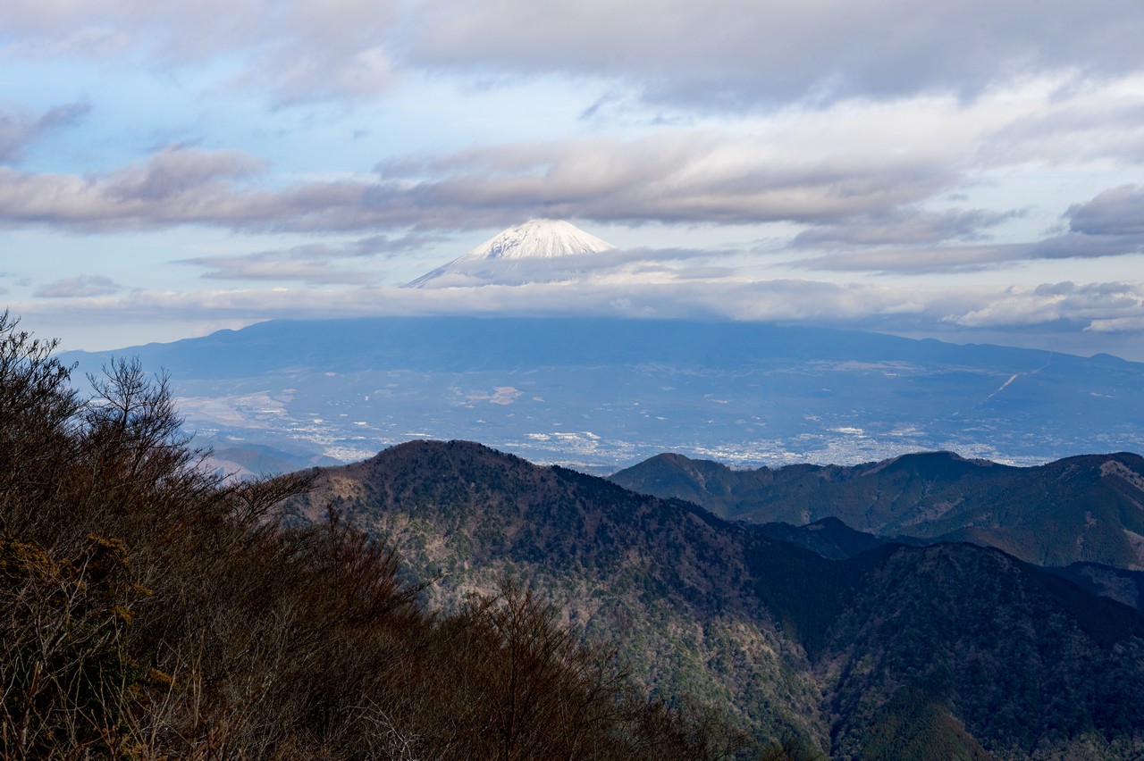 真富士山から見た富士山