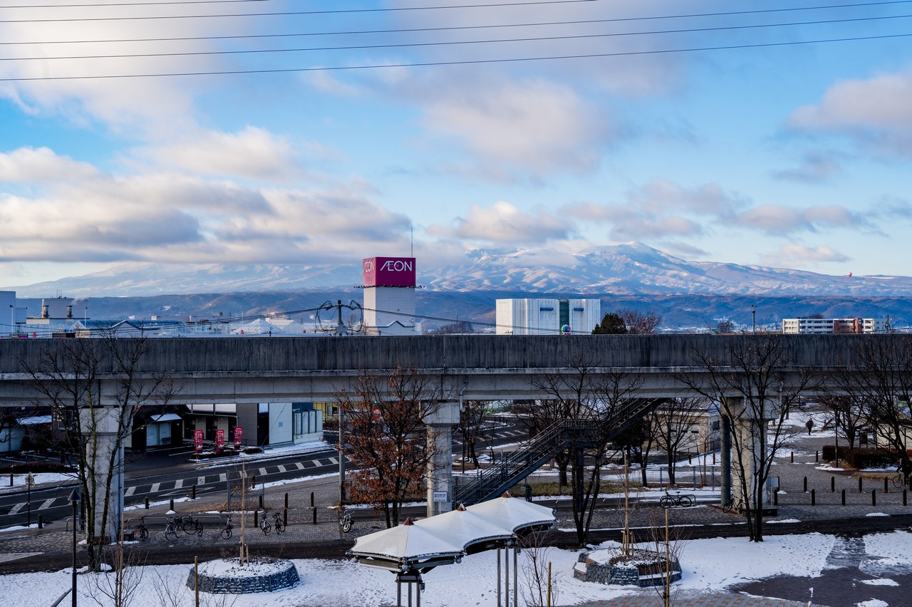 佐久平駅から見た八ヶ岳