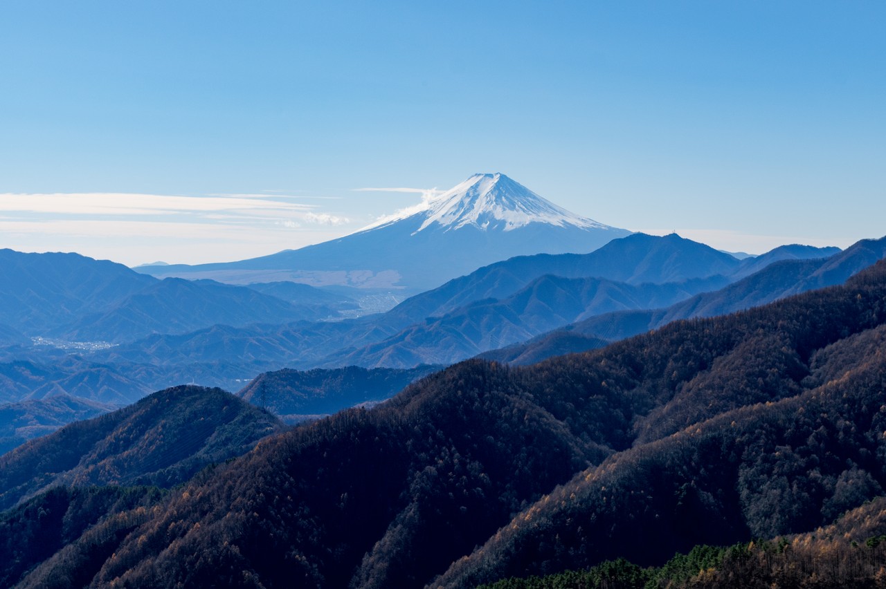 姥子山からの富士山展望