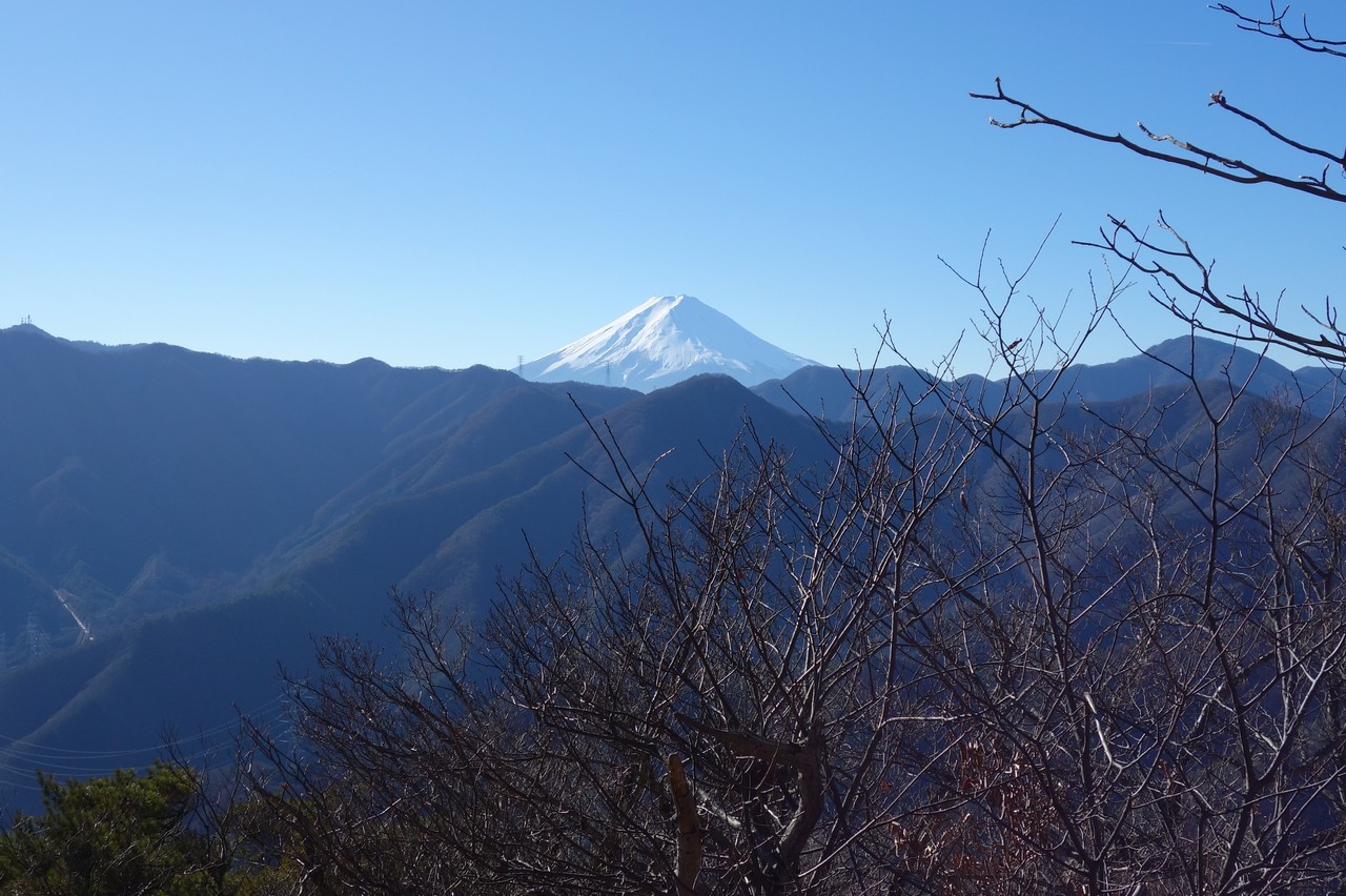 笹子雁ヶ腹摺山の富士展望