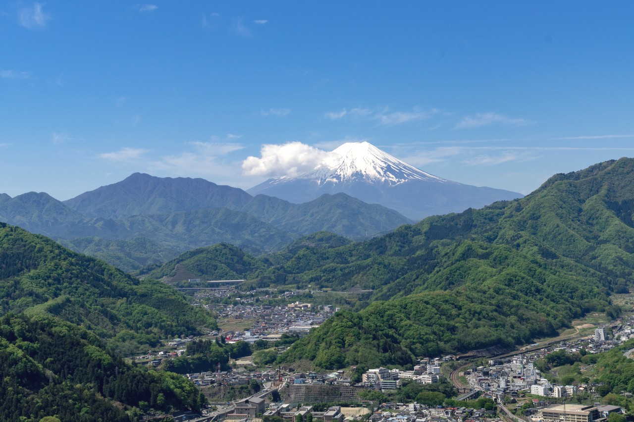 岩殿山からの富士展望