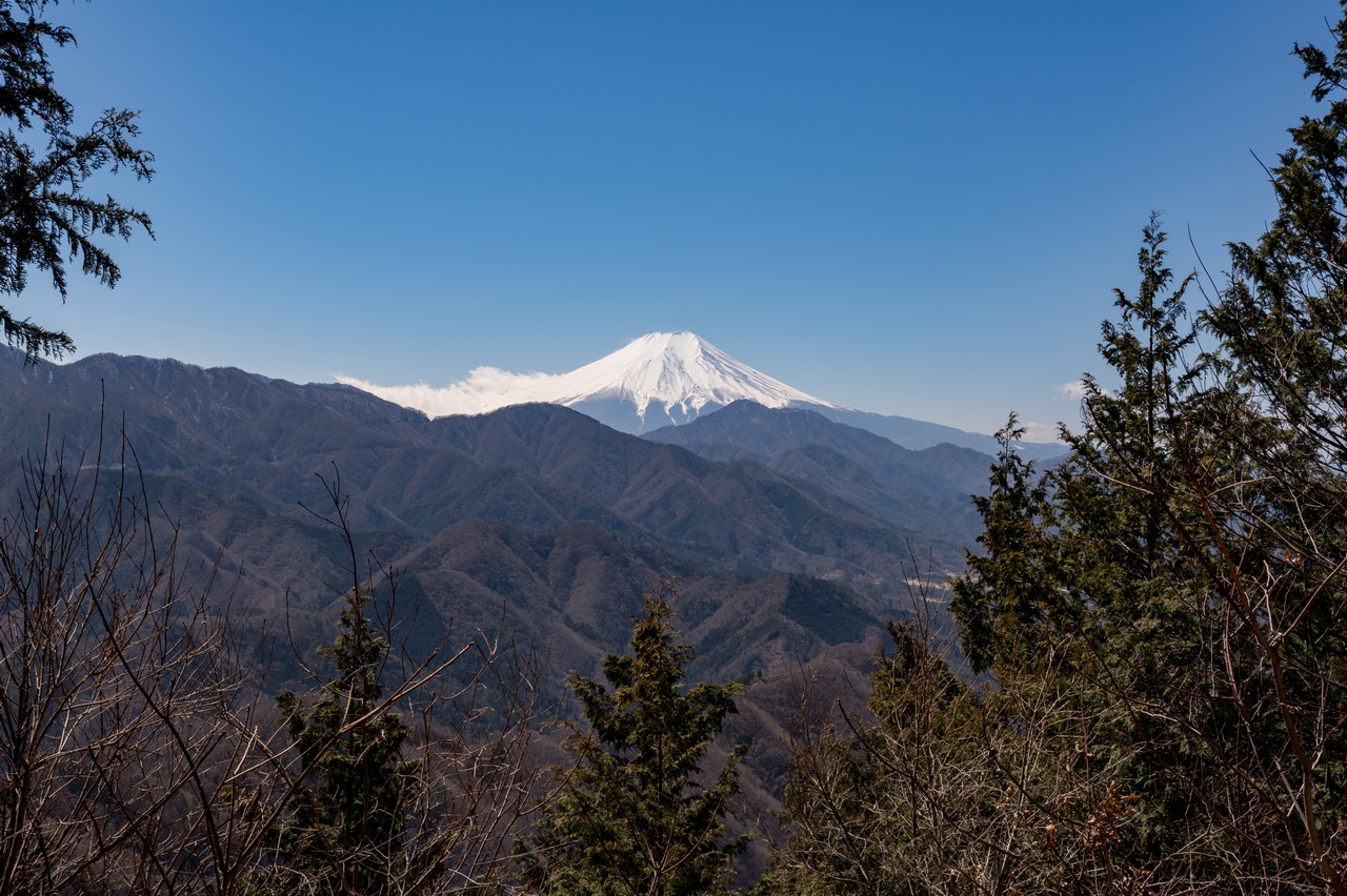 高畑山からの富士展望