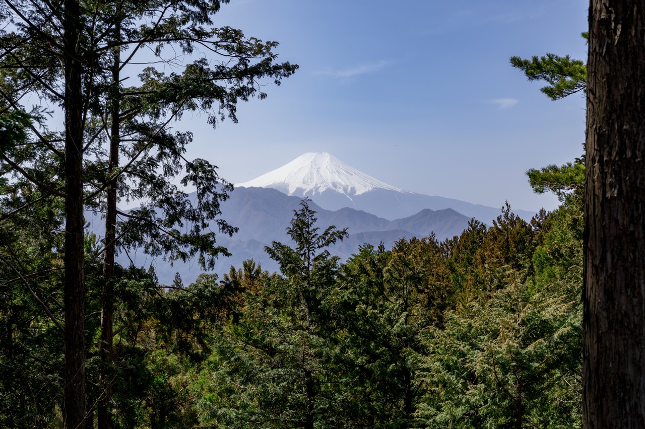 九鬼山からの富士展望