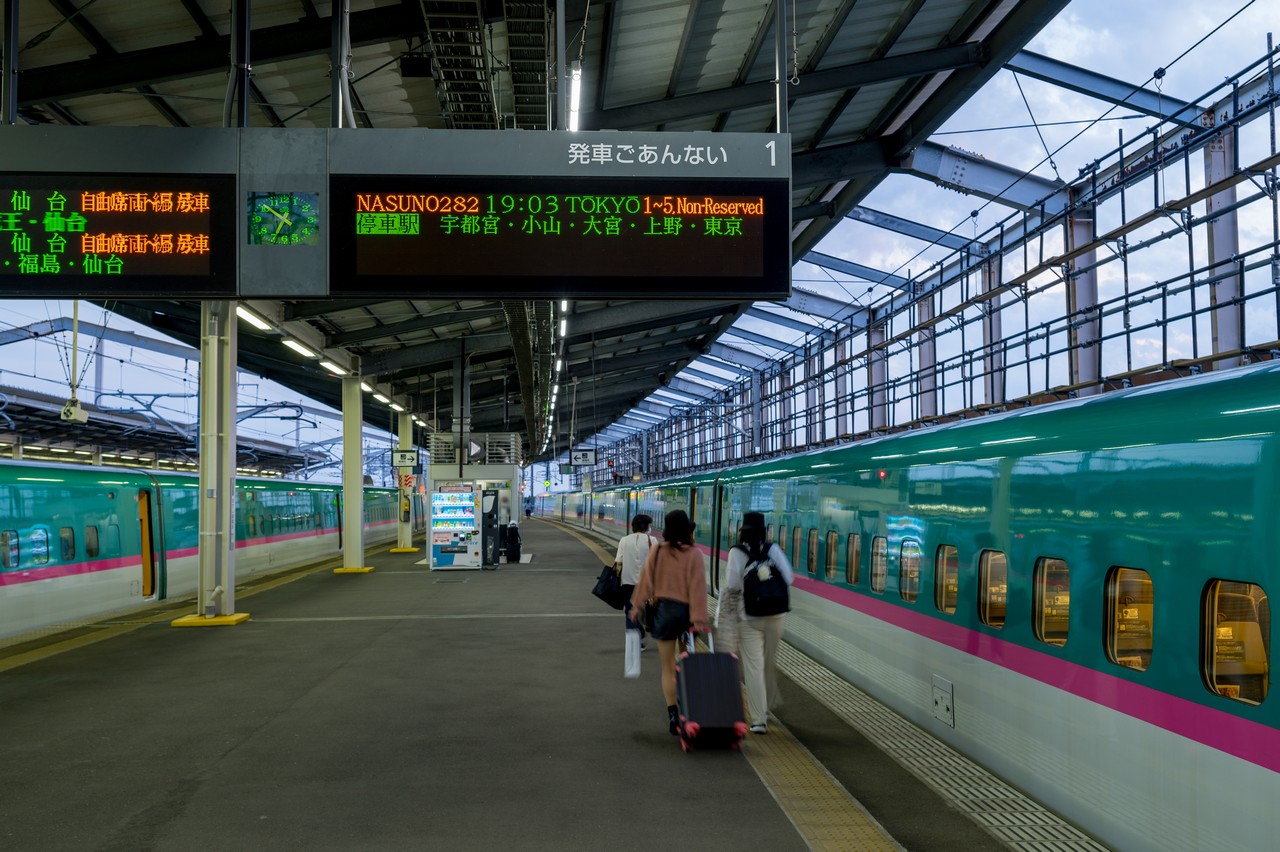 那須塩原駅の新幹線ホーム