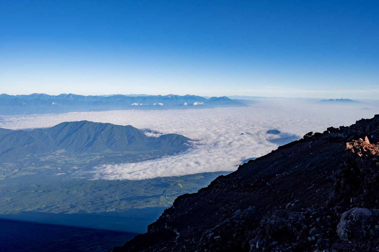 富士山から見た雲海