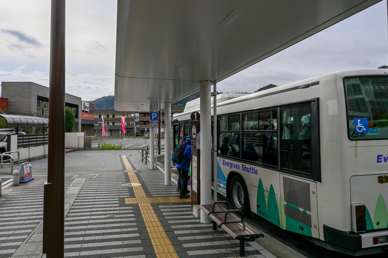 上野原駅のバス乗り場