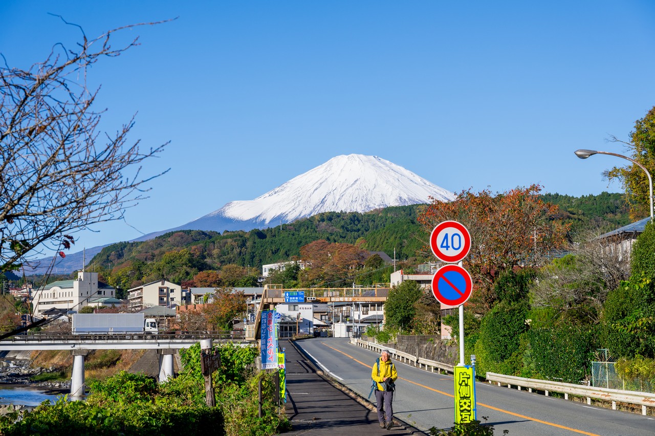 駿河小山から見た富士山