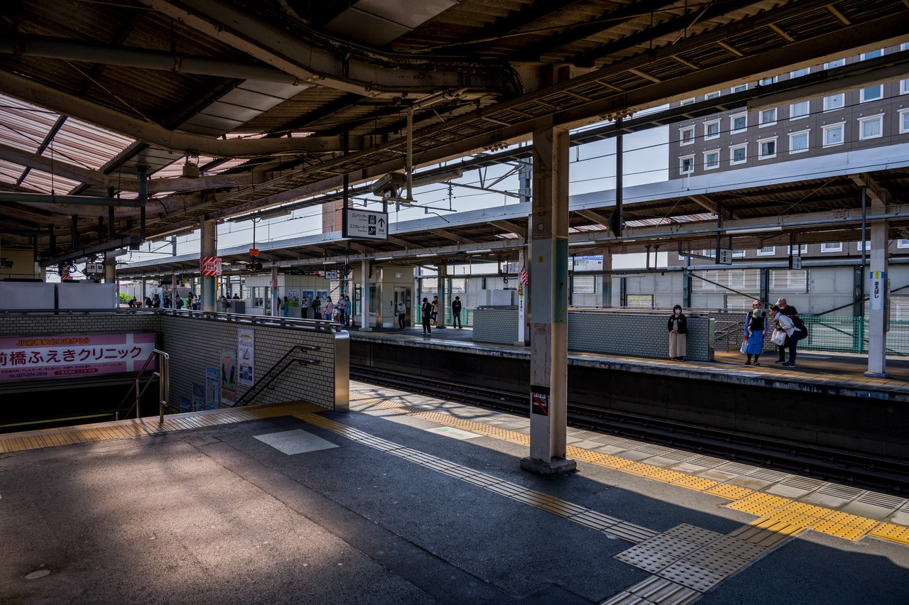 前橋駅のホーム