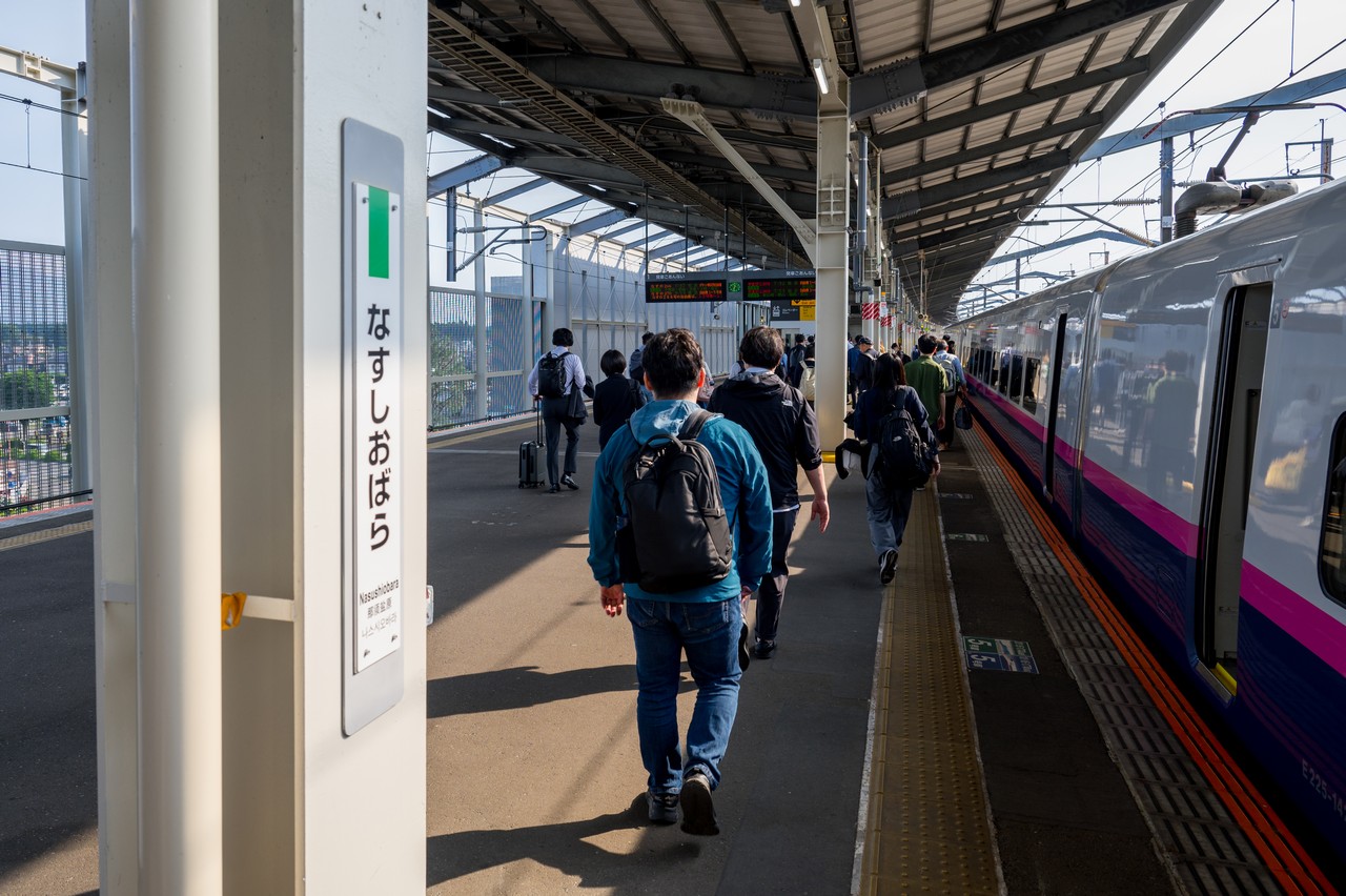 那須塩原駅の新幹線ホーム