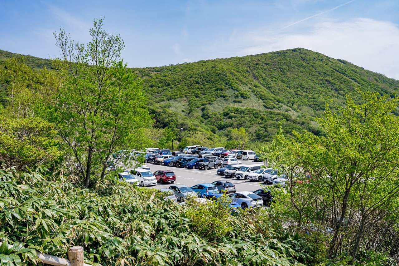 那須岳 峠の茶屋駐車場