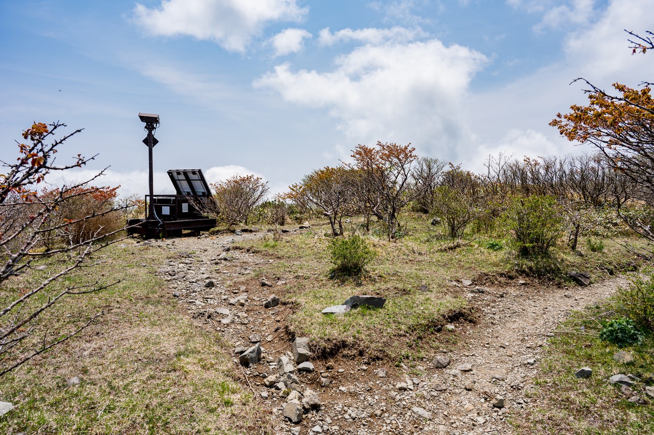 気象庁の那須岳火山監視局