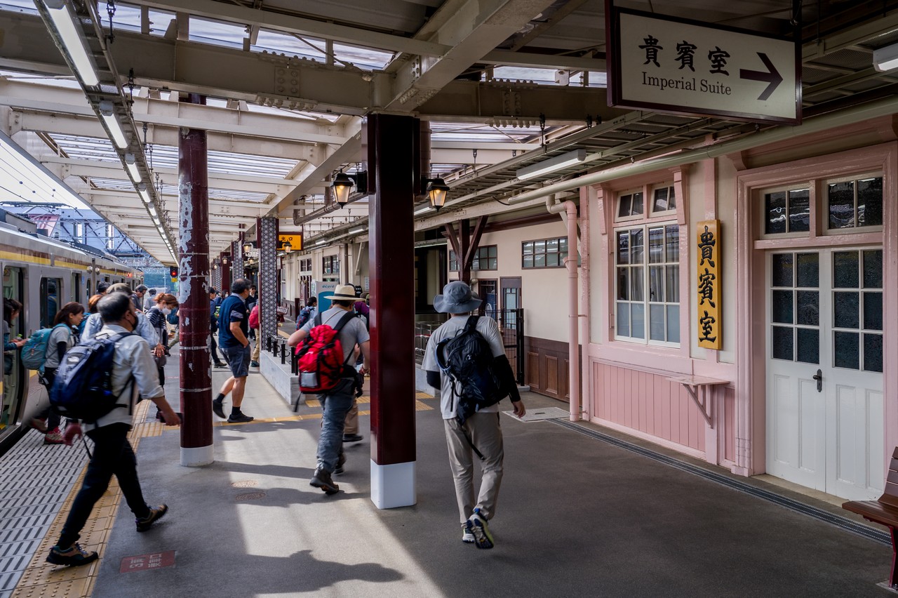 JR日光駅のホーム