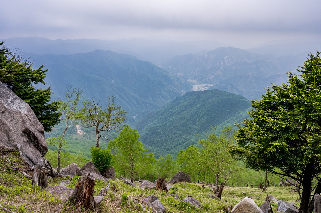 社山山頂からの展望