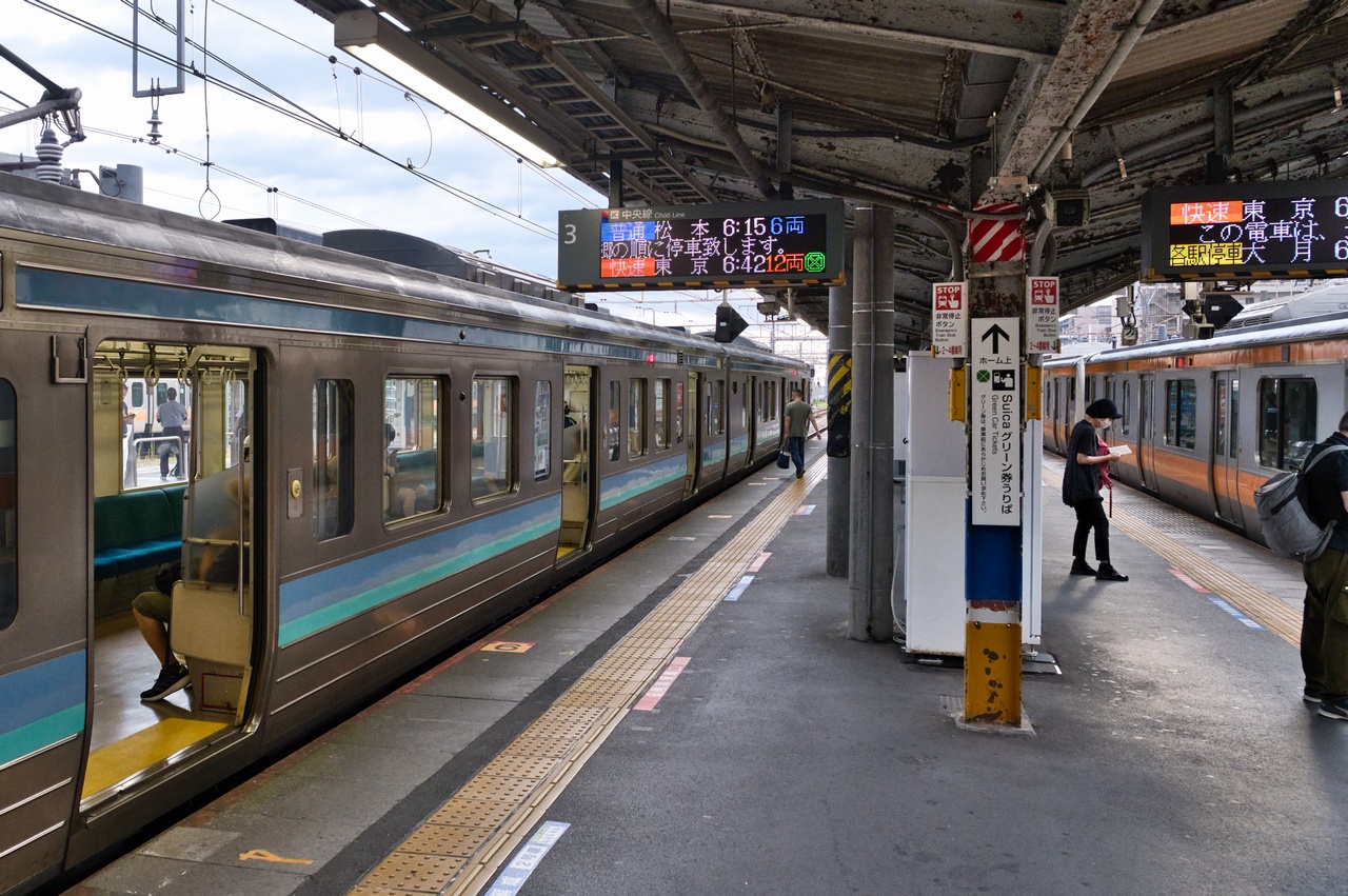 JR高尾駅のホーム