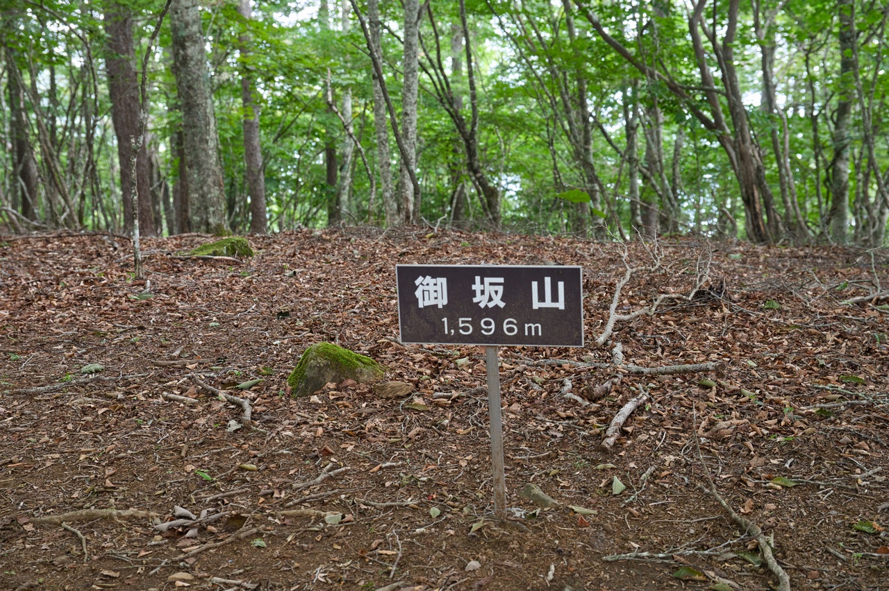 御坂山の山頂