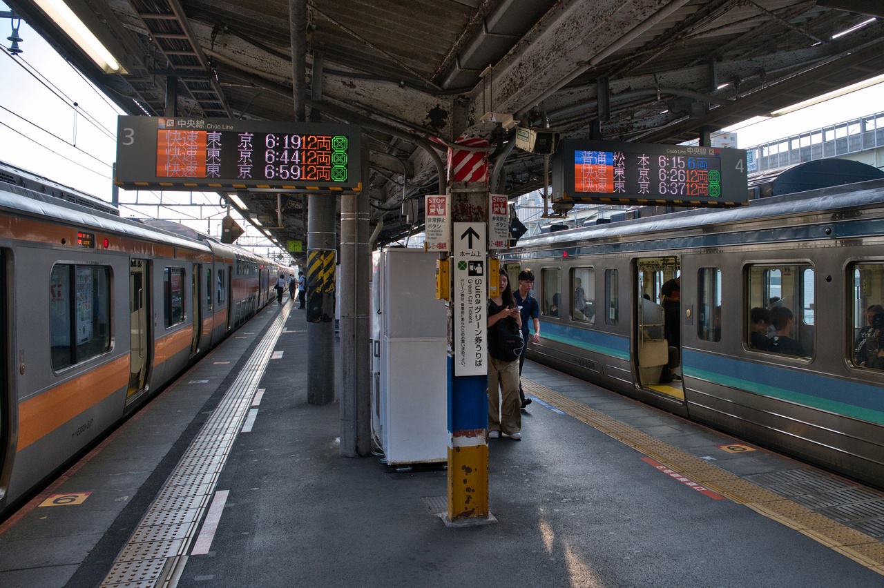 JR高尾駅のホーム