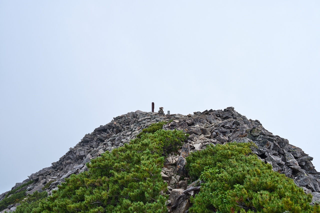 笠ヶ岳の山頂