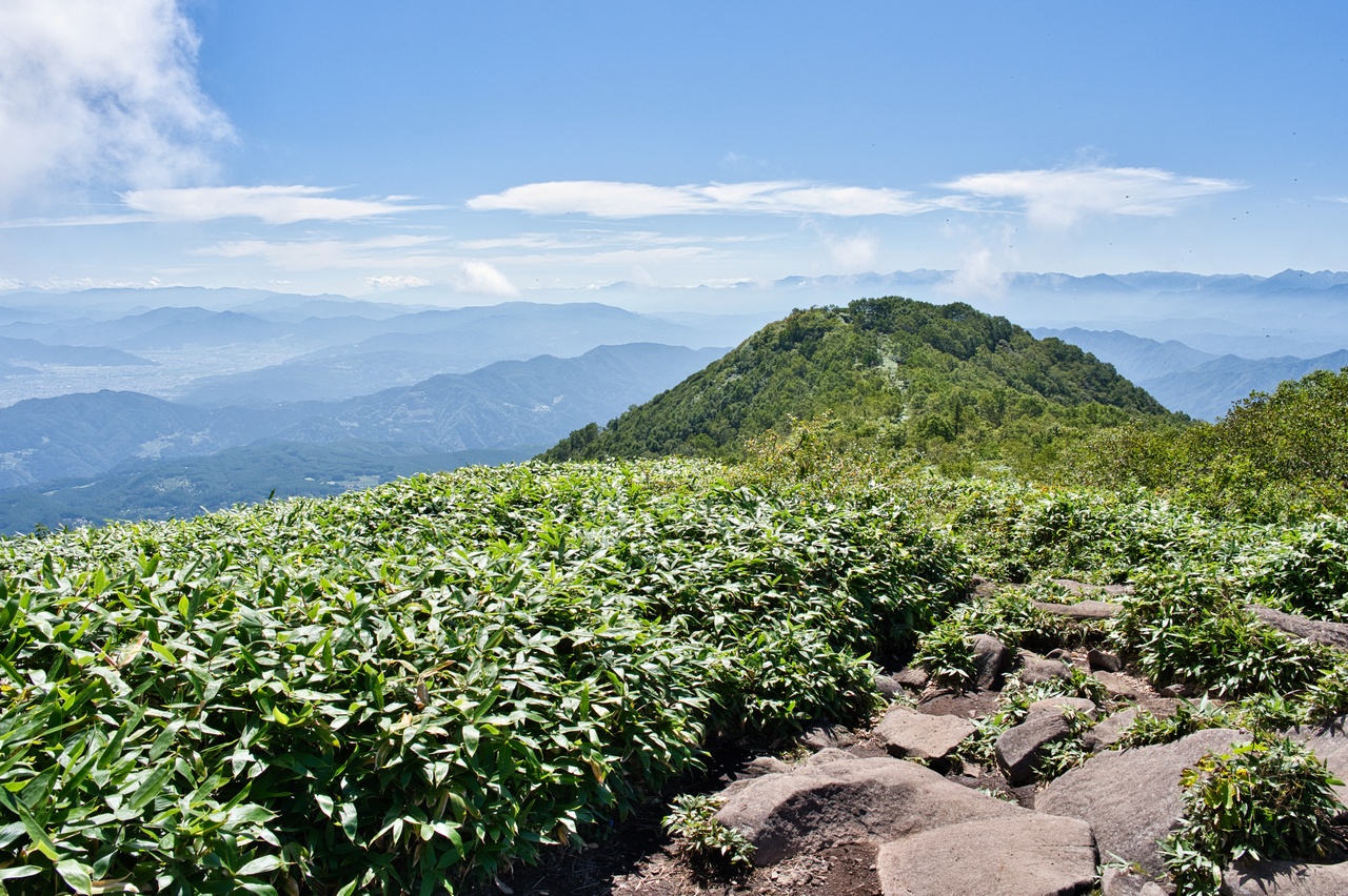 飯縄山山頂からの展望