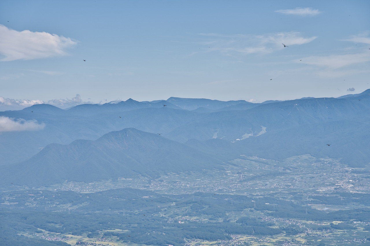 飯縄山山頂からの展望