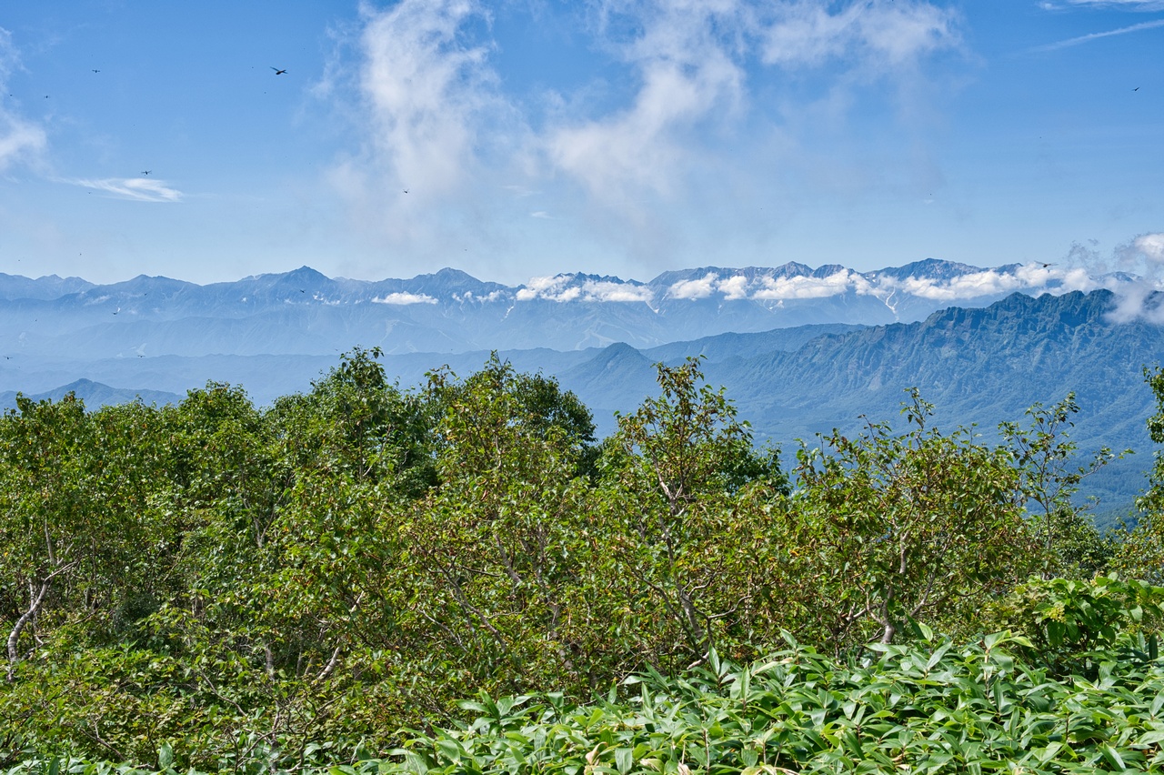 飯縄山山頂からの展望