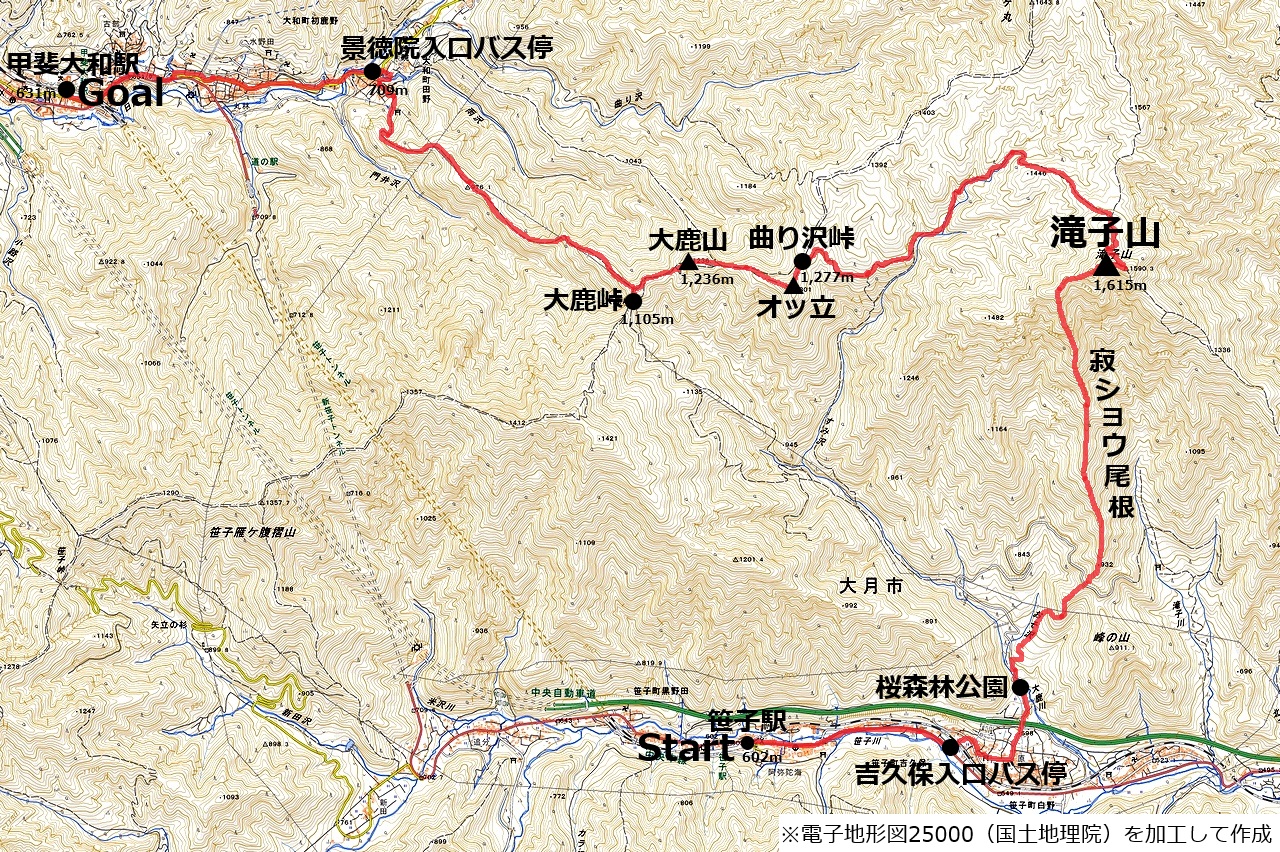 251116滝子山-map